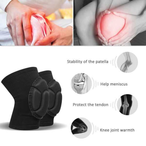 2 x Professional Knee Pads Leg Protector For Sport Work Flooring Construction - Image 8