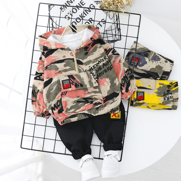 Wild casual camouflage children's clothing - Image 4