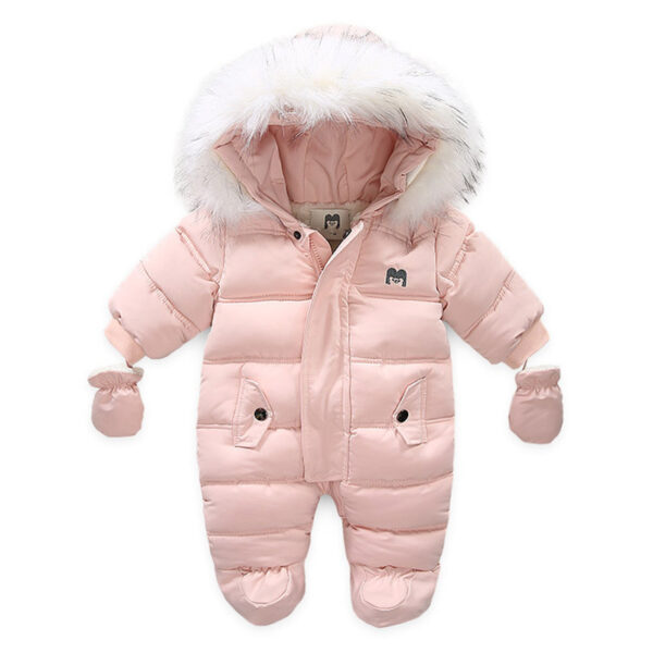 Baby Kids Jumpsuit Jacket with Gloves - Image 4