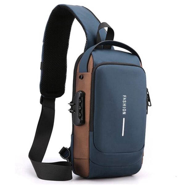 Password Anti-theft Chest Bag Men's Casual Multifunctional - Image 2