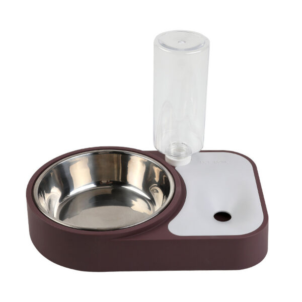 Pet Stainless Steel Automatic Drinking Water Feeding Integrated Tableware - Image 10