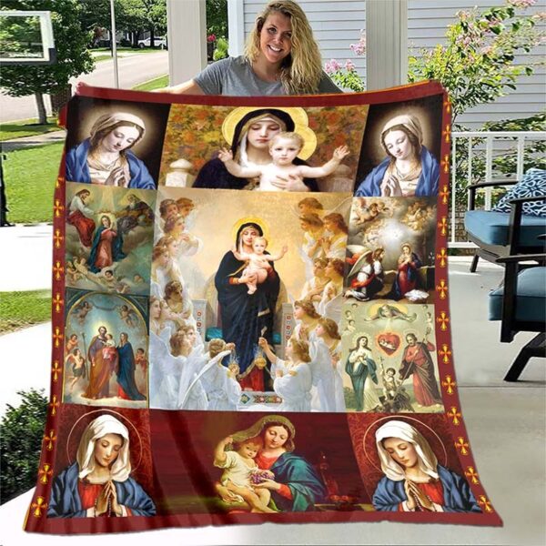 Digital Printing Shu Cotton Double Layer Blanket - Image 8