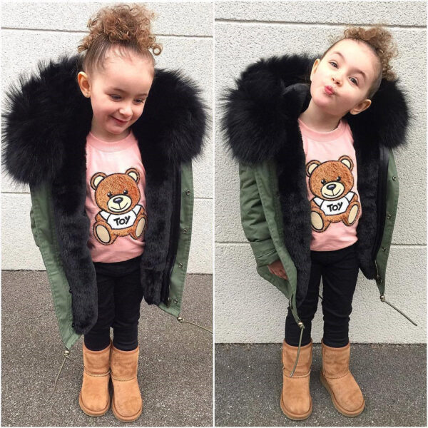 Children's faux fur coat - Image 4