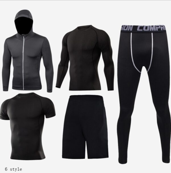 Fitness clothing suit basketball tights - Image 9