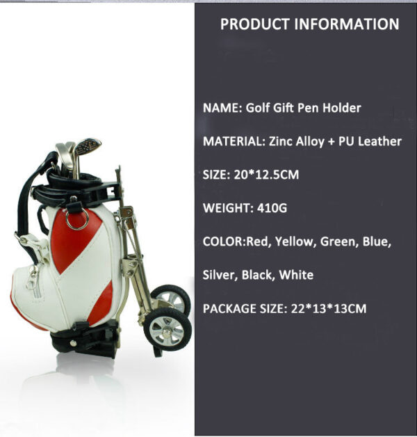 Creative golf cart with pen - Image 5