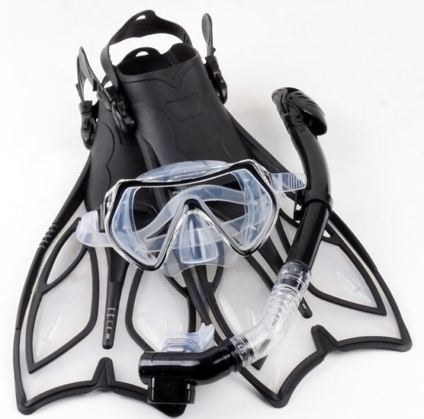 Snorkeling equipment diving three treasures full dry snorkel silicone myopia goggles - Image 5