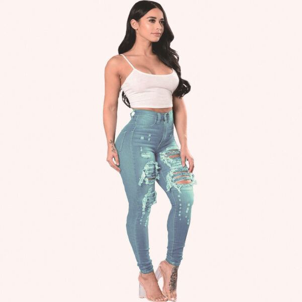 Ripped Jeans For Women Skinny Pants - Image 7