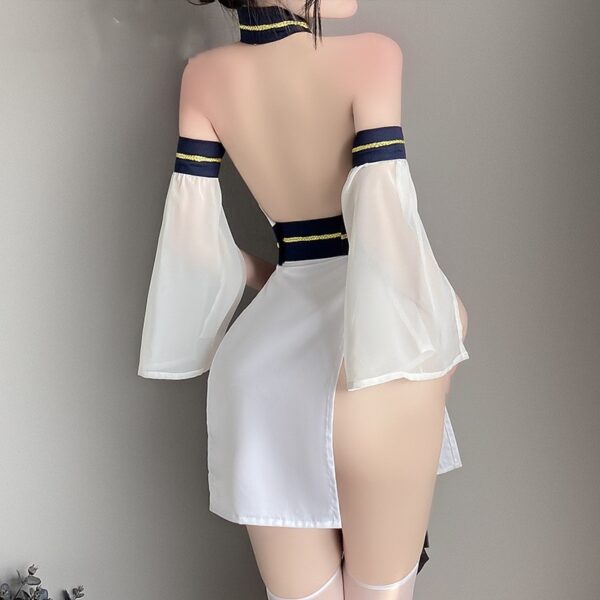 Hanging Neck Cross Kimono Uniform Set - Image 7