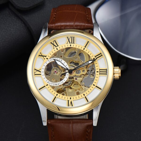 Men's Mechanical Watch Roman Scale Waterproof Fashion Business - Image 5