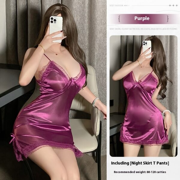 Sexy Lingerie Pure Desire Style Slip Nightdress - Image 3