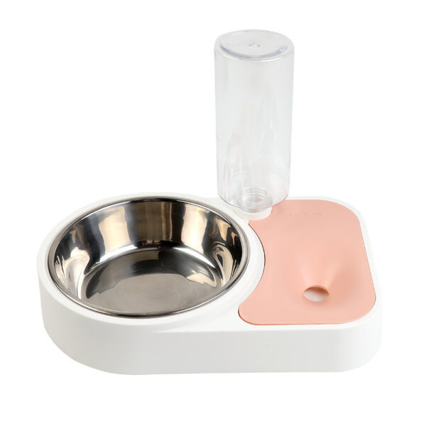 Pet Stainless Steel Automatic Drinking Water Feeding Integrated Tableware - Image 7