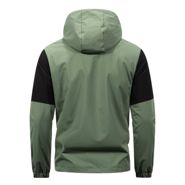 Outdoor Sports And Casual Loose All-matching Windproof Hood Workwear Tops Men's Jacket - Image 7