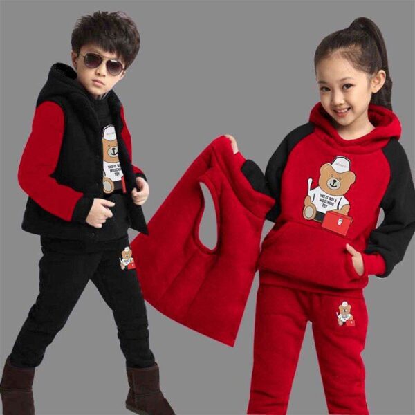 Boys Clothes Sport Suit Casual Boys Clothing 3ps Sets - Image 2