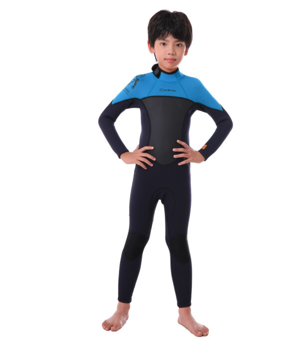 Children's Warm Swimsuit Boys And Girls One-piece Thickened Wetsuit - Image 4