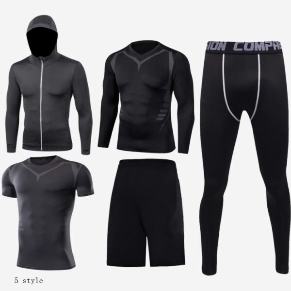 Fitness clothing suit basketball tights - Image 8