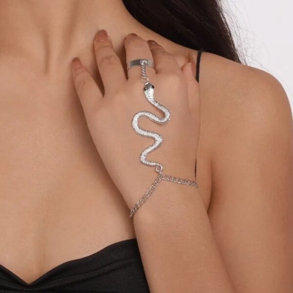 Personality Snake Bracelet Irregular Alloy Serpentine Finger Chain - Image 5