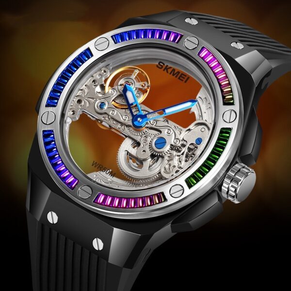 Men's Exquisite Hollow Mechanical Automatic Watch - Image 2