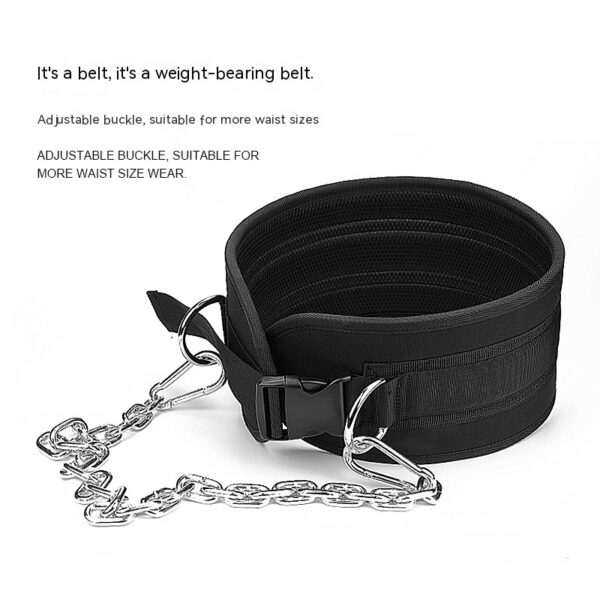 Belt Men's Pull-up Single Parallel Bars Gym Increased Barbell Disk Weight-bearing Auxiliary Equipment Equipment - Image 4