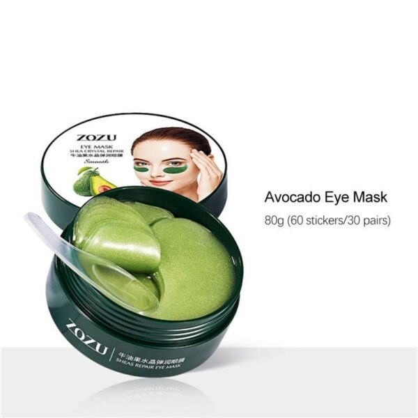 Avocado Crystal Bouncing Eye Mask, Moisturizing And Improving Dark Circles Eye Mask