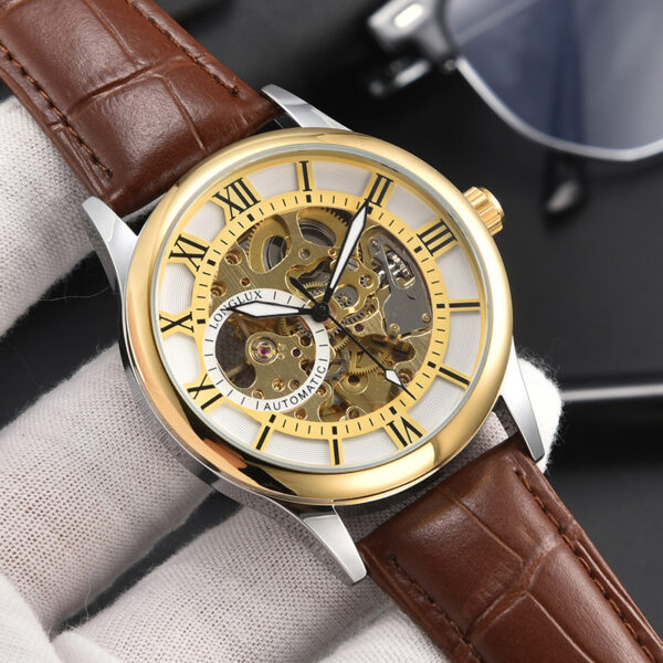 Men's Mechanical Watch Roman Scale Waterproof Fashion Business - Image 8