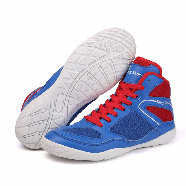 Professional Boxing Shoe High-top Fitness Training Shoes - Image 5