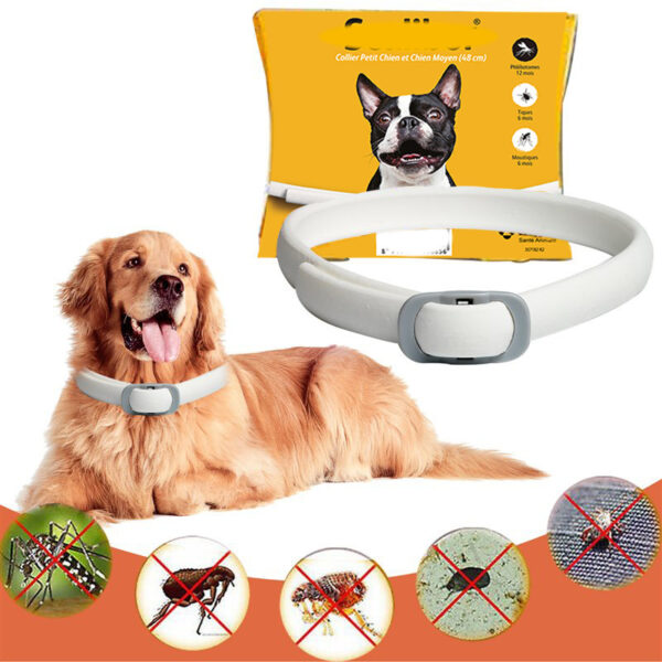 New Collar New Dogs And Cats Insect Repellent Flea Insect Repellent Scalibor Collar Amazon Wish Cross-border - Image 4