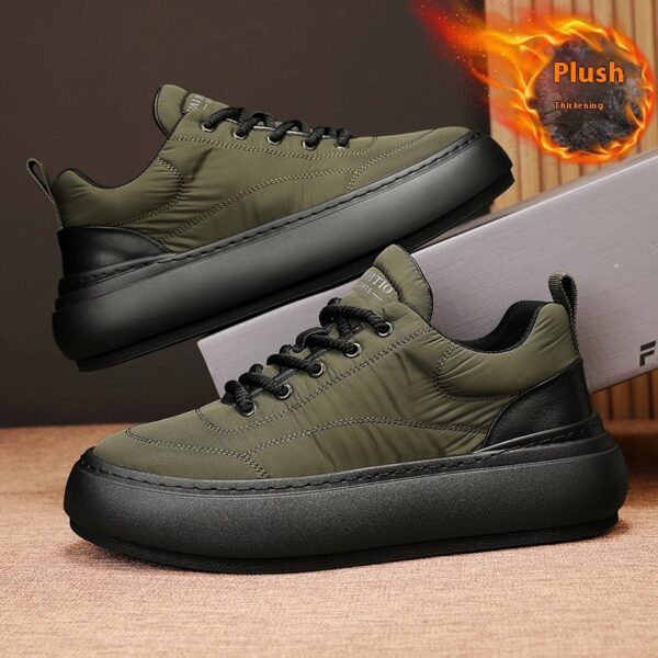 Men's Down Cloth Waterproof Warm Casual Shoes - Image 3