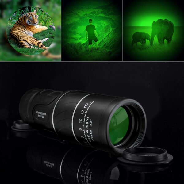 40x60 Day Night Vision HD Optical Monocular Hunting Camping Handheld Telescope Life Waterproof, Anti-Fog Monocular Suitable For Observing Nature Animals - Image 6