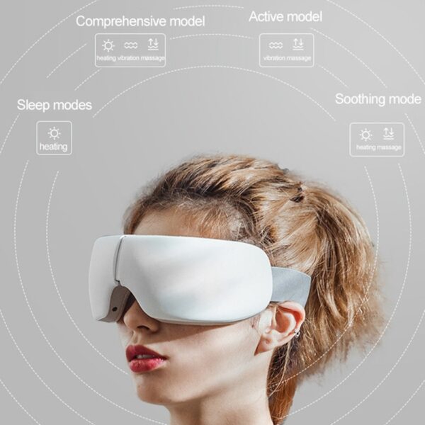 Eye Massager Rechargeable Steam Hot Compress Eye Mask For Travel And Sleeping - Image 9