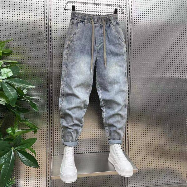 Summer Retro Washed Jeans For Men - Image 2