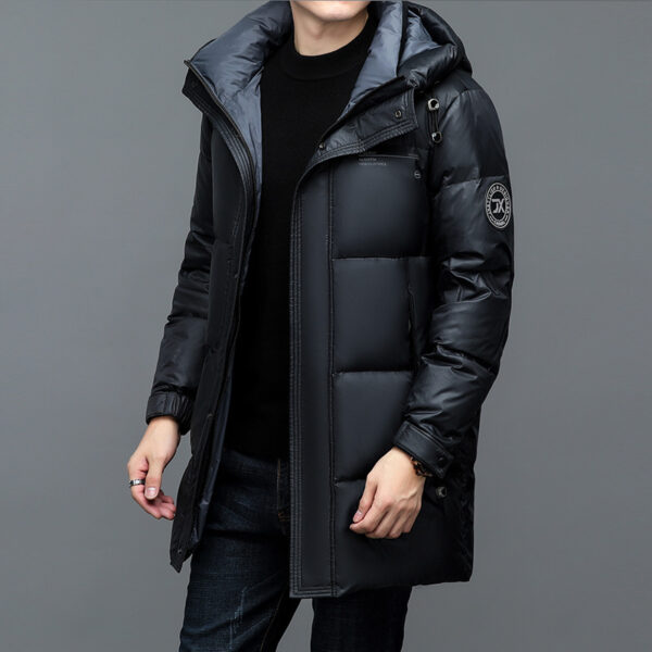 New Winter Men's Duck Down Warm Thick Casual Jacket - Image 4