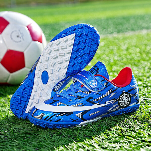 Children's Football Shoes Velcro Spike Sports - Image 9