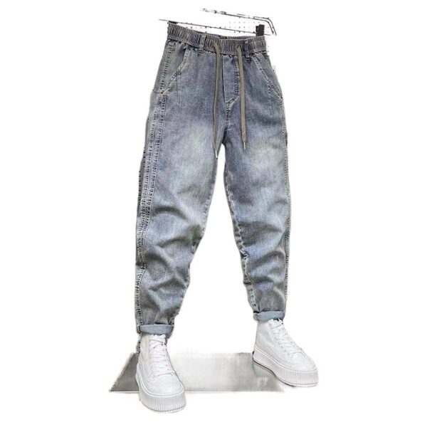 Summer Retro Washed Jeans For Men - Image 5