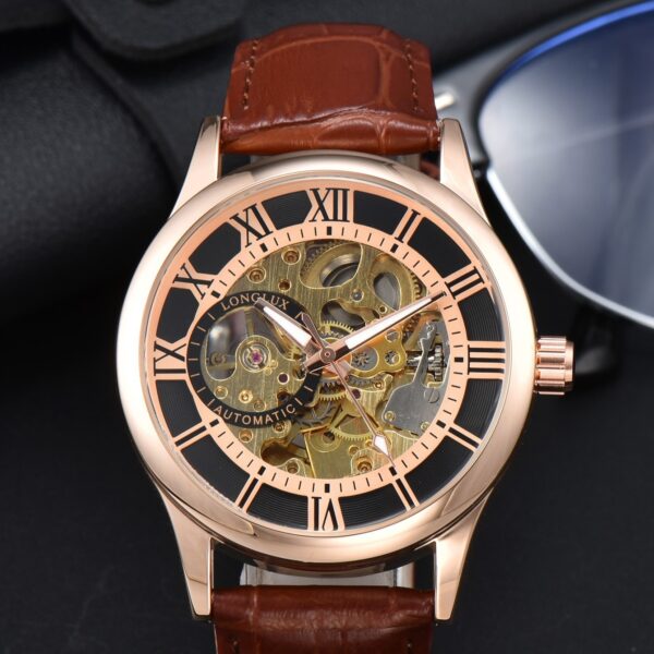 Men's Mechanical Watch Roman Scale Waterproof Fashion Business - Image 9