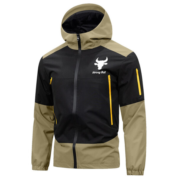 Outdoor Sports And Casual Loose All-matching Windproof Hood Workwear Tops Men's Jacket - Image 9