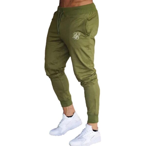 Sports Pants Men's Fitness Pants Solid Color Fashion Casual Pants - Image 2