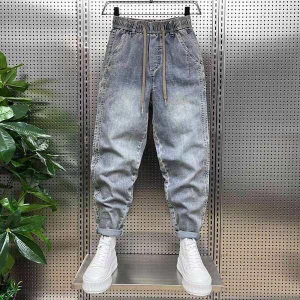 Summer Retro Washed Jeans For Men - Image 3