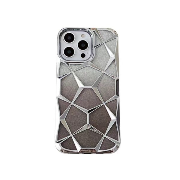 Gradient Electroplating Water Cube Phone Case - Image 10