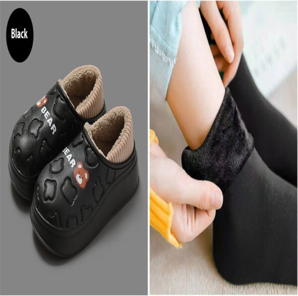 Eva Waterproof Cotton Slippers Women's Winter - Image 9