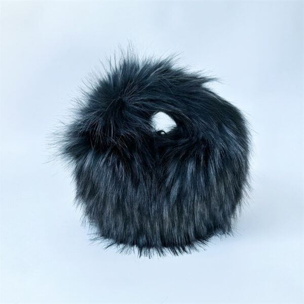 Artificial Raccoon Fur Ball Bag Plush Unique Punk Style Y2g - Image 10