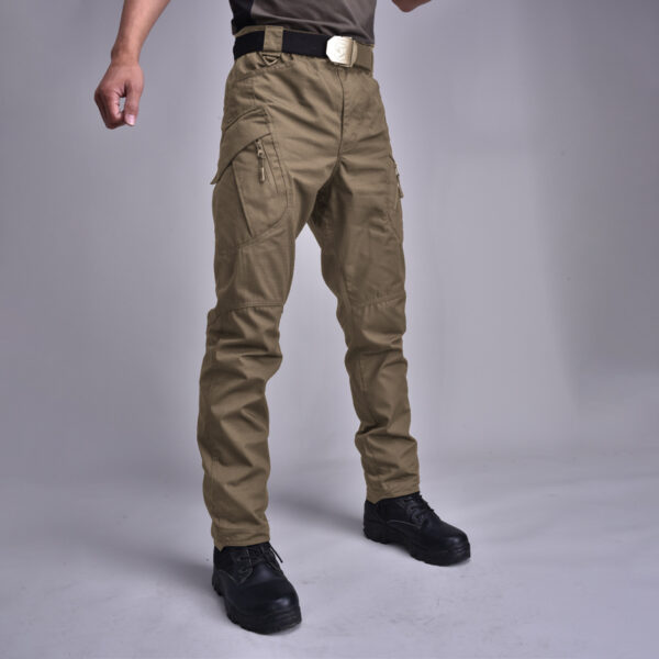 Tactical Pants Plaid Fabric IX9 City Military Fans Multi-pocket Overalls - Image 6