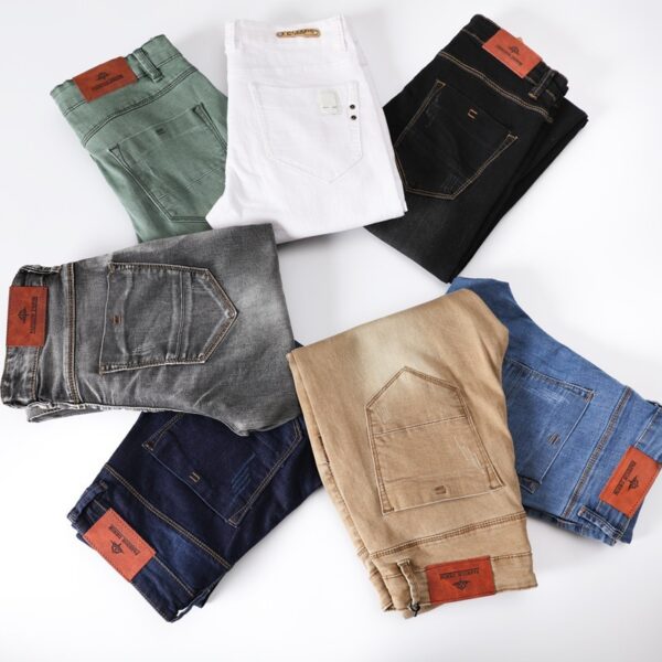 Men's Fashion Pants Skinny Trousers - Image 6