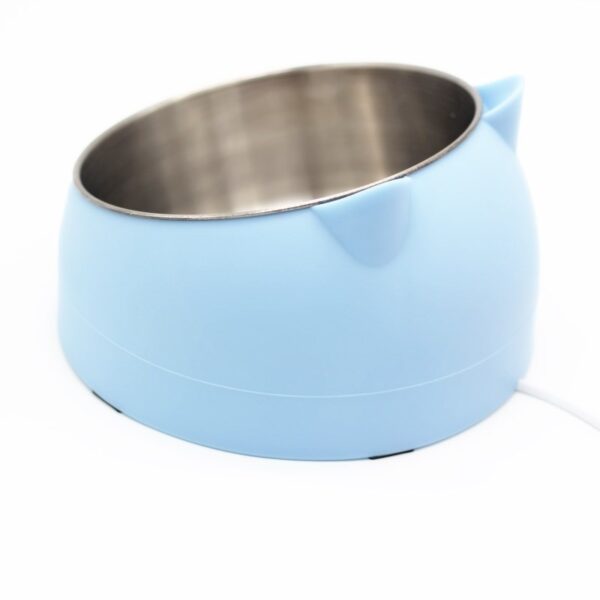 Stainless Steel Dog Bowl Double Bowl Cervical Protection Oblique Mouth Hot Pet Food Basin Supplies - Image 6