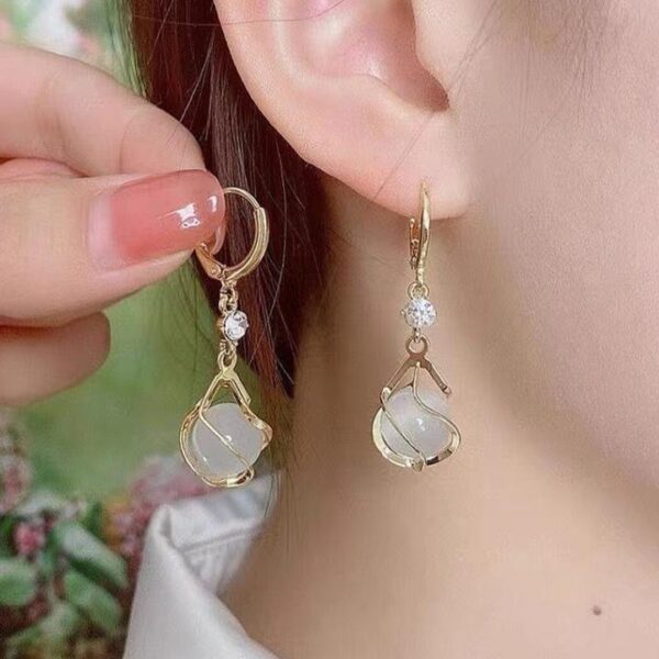 Cat's Eye Earrings Women's Fashion