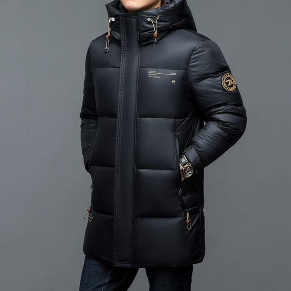 New Winter Men's Duck Down Warm Thick Casual Jacket - Image 7