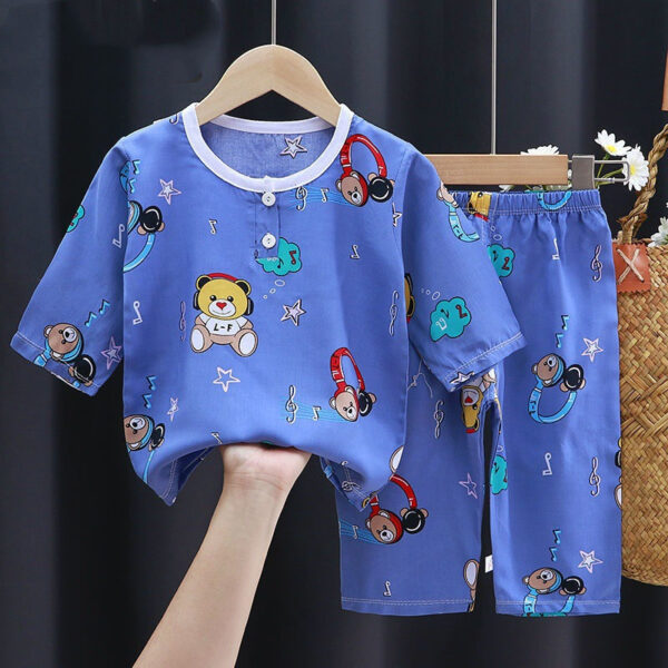 Summer Clothes Cotton Silk Air-conditioning Clothes Baby Clothes - Image 10