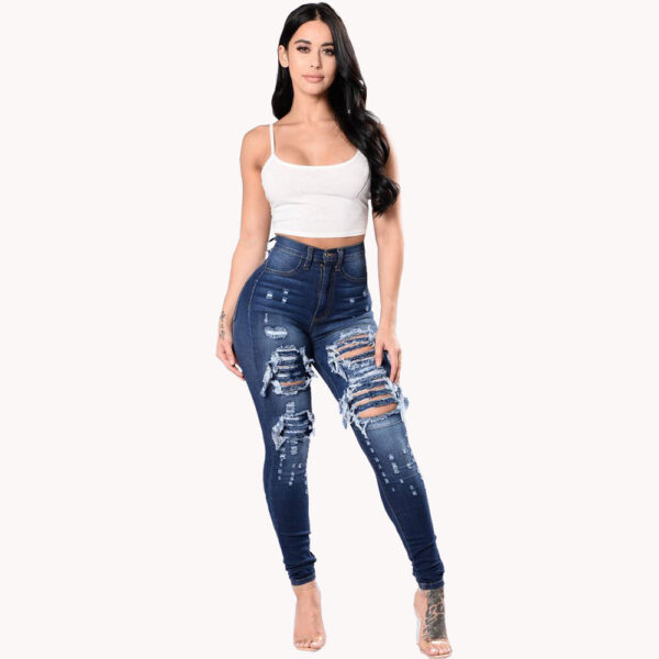 Ripped Jeans For Women Skinny Pants - Image 6