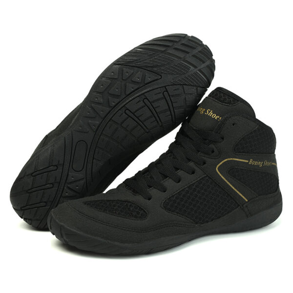 Professional Boxing Shoe High-top Fitness Training Shoes - Image 6