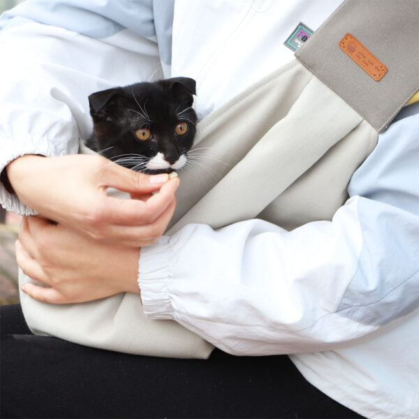 Canvas Pet Bag Convenient Pet Shoulder Bag - Image 6