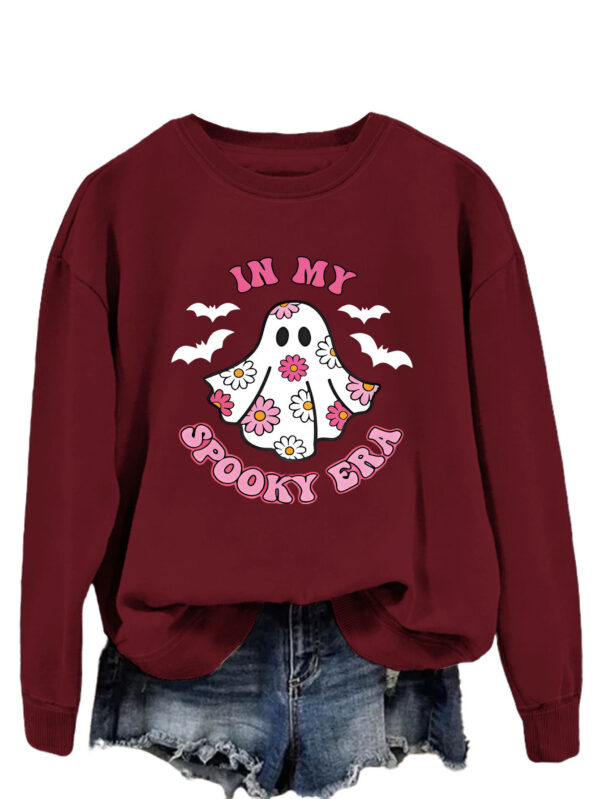 Women's Fashion All-matching Printed Pullover Sweatshirt - Image 2